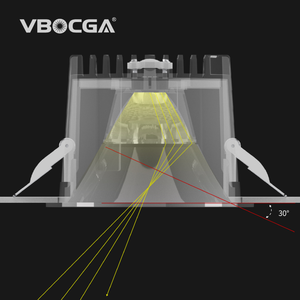 Đèn <span class=keywords><strong>LED</strong></span> âm trần hiện đại 7W 10W 15W cho khách sạn, đèn chiếu điểm, chống chói, chất liệu <span class=keywords><strong>COB</strong></span>, lắp trần thạch cao, nhôm, 4000K, IP65 - Product Image 4
