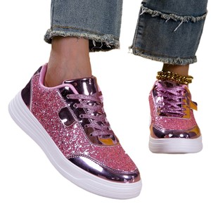 Zapatillas Deportivas Casuales Transpirables Antideslizantes con Cordones para Mujer, Ligeras, para Primavera, Tallas 36-42, Estilo para Caminar - Product Image 5