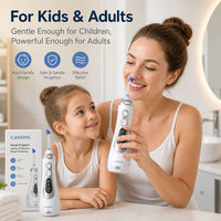 Appareil d'irrigation nasale électrique Carepik, irrigateur nasal à débit continu, embout en silicone, irrigateur nasal
