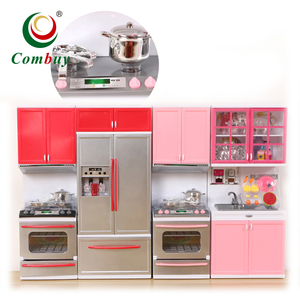 Moderno Set de Cocina de Juguete 4 en 1 para Muñecas y Juego de Simulación para Niñas - Product Image 1