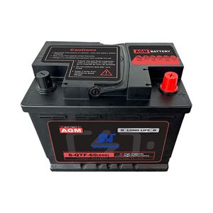 แบตเตอรี่ Shangwei AGM 12V 60Ah 242x175x190 มม. สำหรับสตาร์ทรถยนต์ - Product Image 3