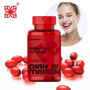 DHOP Cuidado femenino Softgels Hierro Deficiencia Anemia Heme Hierro Fe Suplemento en stock - Product Image 2