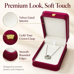 Caja de Regalo de Joyería de Alta Gama, Caja de Viaje de Cuero Hecha a Mano, Caja de Joyería con Logotipo Personalizado, Juego de Cajas para Anillos para Joyería - Product Image 5