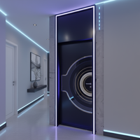Porte insonorisée pour studio vidéo et d'enregistrement, porte coupe-feu KTV, porte de cinéma maison, porte silencieuse pour espaces de diffusion en direct