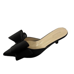 Nouvelles Sandales Mules Femme à Talon Haut et Bout Pointu avec Grand Nœud Papillon – Collection Automne 2023 - Product Image 6