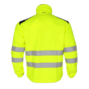 Logotipo personalizado ANSI Clase 2 chaqueta de seguridad impermeable transpirable LED Flash Softshell algodón ropa protectora de alta calidad para - Product Image 6