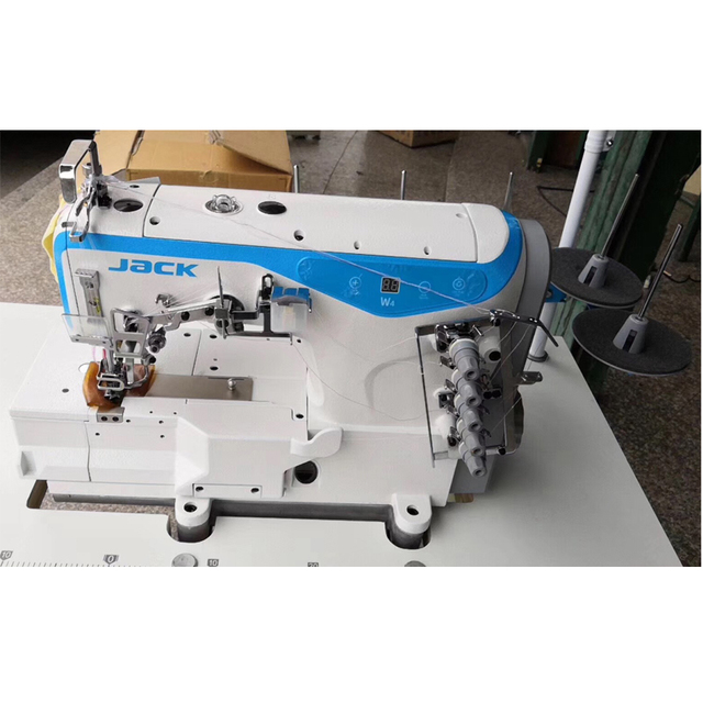 Brand New JACK W4-D High Speed Computerized Flat-bed Interlock Machine Industrial Sewing Machines Automatic Thread Trimmer