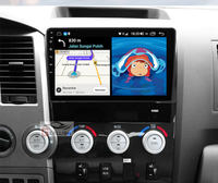 Radio Mobil Multimedia Android Layar IPS Gerllish dengan Navigasi GPS Terintegrasi untuk Tundra 2007-2013 Sequoia