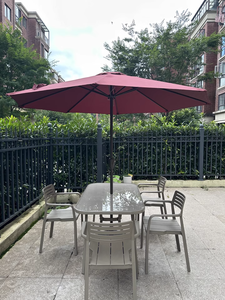 <span class=keywords><strong>Parasol</strong></span> moderne pour terrasse extérieure, en acier, <span class=keywords><strong>avec</strong></span> mât central, en polyester, pour jardin, plage, <span class=keywords><strong>balcon</strong></span>, marché, restaurant, <span class=keywords><strong>table</strong></span>, parc - Product Image 5