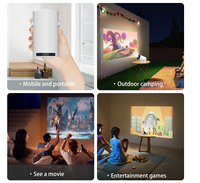 Projecteur intelligent LED HY300 pour home cinéma, Android 11, compatible vidéo 4K, mini-projecteur portable d'extérieur, Wi-Fi, vente en gros