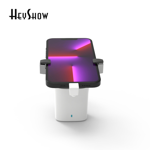 Cellphone Tablet Security Alarm Display Stand Anti-Theft Holder Sound Alarm Motion Sensor ABS Flexible Clamp for All 13 Inch