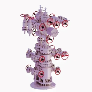 Arbre en X industriel robuste en acier inoxydable API6A pour applications de contrôle de débit de pétrole et de gaz en mer - Product Image 1