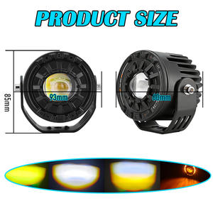 Foco LED de Alta Potencia de 3 Pulgadas para Motocicleta, Faro Delantero de Doble Color, Resistente al Agua IP68, Luz Antiniebla MO-242, 1 Año de Garantía para ATV - Product Image 3