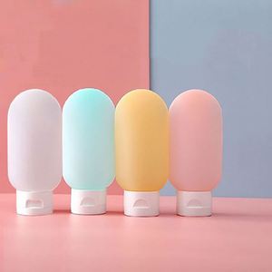 Juego de Botellas Cosméticas Vacías de Viaje para Champú y Loción, Envases Portátiles Recargables con Bomba Pulverizadora y Bolsa de EVA - Product Image 3