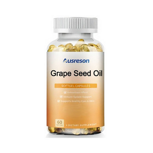 Extracto de Semilla de Uva de Grado Alimenticio OEM ASAP, Cápsulas Blandas Antioxidantes de 500 mg por Cápsula en Botella - Product Image 2