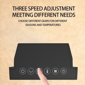 Máy sưởi không gian di động nhỏ gọn và mạnh mẽ với bộ điều nhiệt, quạt sưởi gốm an toàn và yên tĩnh - Product Image 3