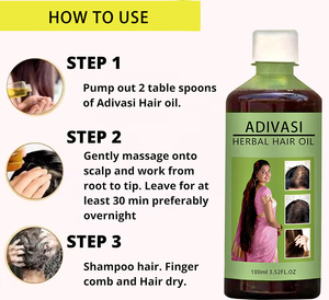 프라이빗 라벨 아디바시 탈모 방지 오일 두피 강화 유기농 발모 세럼 - Product Image 6