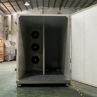 Energiezuinige commerciële warmtepomp voedseldroger voor het drogen van tropisch fruit zoals cassave, kokosnoot, drakenvrucht en mango.