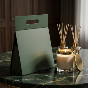 Estuche <span class=keywords><strong>de</strong></span> Presentación <span class=keywords><strong>de</strong></span> Fragancias Triangulares |   Caja Magnética Rígida Plegable <span class=keywords><strong>para</strong></span> Set <span class=keywords><strong>de</strong></span> Perfumes - Product Image 1