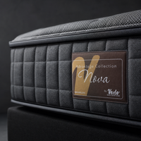 Étiquettes de matelas personnalisées de qualité supérieure avec logo tissé, en tissu polyester, avec support en papier, pour textiles de matelas