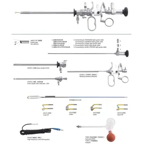 Kit de Endoscópio de Ressecção Bipolar Urologia Completa 4mm (tipo clique)