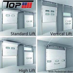 <span class=keywords><strong>Porte</strong></span> <span class=keywords><strong>de</strong></span> <span class=keywords><strong>garage</strong></span> <span class=keywords><strong>sectionnelle</strong></span> isolée en PU avec commande manuelle ou électrique 16x7 <span class=keywords><strong>pour</strong></span> atelier et hangar - Product Image 5