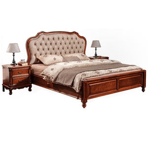 מיטה זוגית מודרנית רכה, יוקרתית ואלגנטית מעור אמיתי ועץ מלא לזוגות - Product Image 6