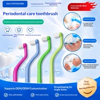 Brosse interdentaire orthodontique à touffe unique pour soins post-implantation, nettoyage des dents de sagesse et des appareils dentaires