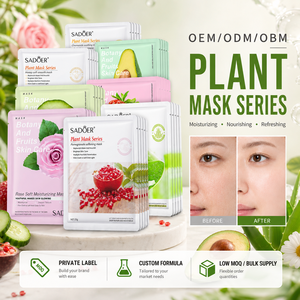 SADOER OEM/ODM/OBM JAPAN SAKURA MOISTURIZING pour les <span class=keywords><strong>cosmétiques</strong></span> coréens pour la peau, masque facial en feuille pour nettoyer les pores et raffermir la peau, 25g - Product Image 1