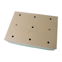 Boîte d'emballage en carton enduit de cire de haute qualité pour fruits frais, personnalisée, 62,9*40,5*7,7 cm, durable, livraison rapide, boîte en papier imperméable