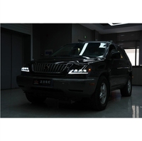 Nouvel ensemble de phares LED pour voiture avec feux de jour à animation, clignotants séquentiels, blanc 6000K, Lexus RX300 1998-2002