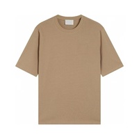 Camiseta de Hombre 2026, Nueva, de Alta Calidad, Verano, Transpirable, Cuello Redondo, Cómoda, Informal, Lisa, Absorbe la Humedad, Estilo Vintage