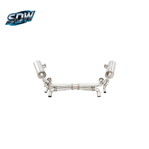 Tubo de escape Catback de acero inoxidable de alto flujo para Porsche Panamera 4.0L Cayenne <span class=keywords><strong>Macan</strong></span> Taycan OEM Personalización - Product Image 1