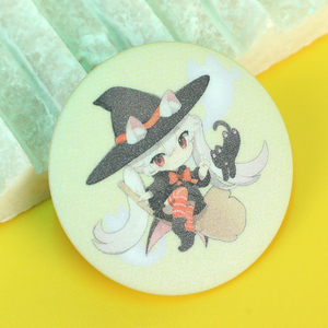 Lingban Wholesale Custom Logo Round Shape PU <strong>Button</strong> Badge <strong>Pins</strong> - Product Image 4