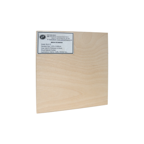 Vietnamese Manufacturer's CC Grade 18mm Thick Birch Plywood E0 Low MOQ Load-Bearing MDF 4x8 Reusable Reused 6-8 Times
