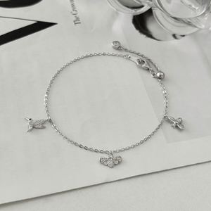Dylam Stylish <b>Cute</b> Design Jewel Link Chain 5A Cubic Zirconia Bird Bee Pendant <b>Bracelets</b> for Women Daily Wear Jewelry - Product Image 3