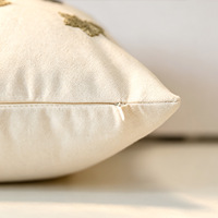 Housse de coussin carrée en toile motif citrouille d'automne, style vintage, pour canapé, décoration de Noël pour la maison