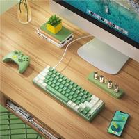 BOW, recién llegado, 68 teclas, Teclado mecánico para juegos con cable, hotswap ABS, accesorios de computadora para Windows, portátil, PC, Mac