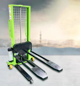 Carretilla elevadora de paleta de batería de litio Walkie Apilador de autocarga eléctrico completo 1,6 M 500kg Carretilla elevadora apiladora de paleta manual portátil - Product Image 2