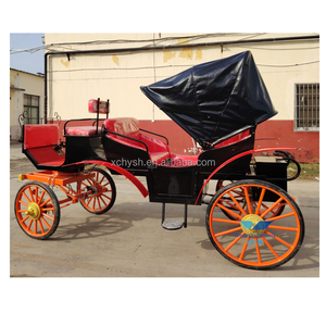 Entraîneur de citrouille de conte de fées de style mexicain Mini chariot à quatre roues tiré par des chevaux pour le transport spécial des enfants - Product Image 6