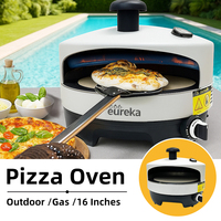 Horno de Pizza a Gas Napoli Stone para Exteriores, Pequeño, 450 C, Profesional, en Oferta, para Restaurante, 16 Pulgadas, 500