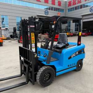 Venta Directa de Fábrica, Nueva Carretilla Elevadora Eléctrica CPD50 de 5 Toneladas con Desplazador Lateral y Mástil de Elevación Libre, Logotipo y Color Personalizados - Product Image 2