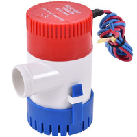 Mini pompe de cale électrique de plomberie Marine de bateau DC 12V 24V 1100GPH