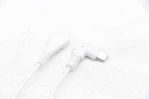 TYP E.C Codo macho de 90 grados a 4,0 Clip Cable de terapia de ECG hembra 0,5 M de longitud - Product Image 6