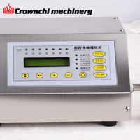 Machine de remplissage semi-automatique numérique de table pour liquides, boissons, eau, bouteilles en plastique/verre, avec pompe électrique