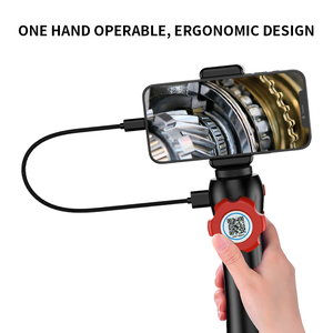Caméra d'inspection endoscopique HD 5MP 180 degrés, wi-fi (f99), appareil d'inspection, boroscope articulé, avec les deux voies, pour <span class=keywords><strong>IPhone</strong></span>, Android - Product Image 1