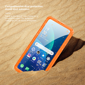 Nouvelle coque de téléphone magnétique tout-en-un <span class=keywords><strong>orange</strong></span>, résistante à l'eau, à la poussière et à la neige, IP68, pour Samsung Galaxy S26Ultra - Product Image 3