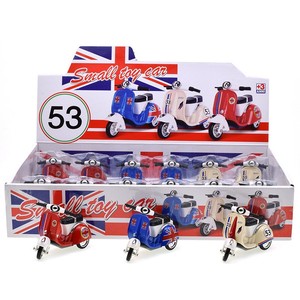 12 pièces/boîte retirer <span class=keywords><strong>dessin</strong></span> <span class=keywords><strong>animé</strong></span> <span class=keywords><strong>en</strong></span> alliage de Zinc voitures miniatures jouet moto pour enfants HN954792 - Product Image 5