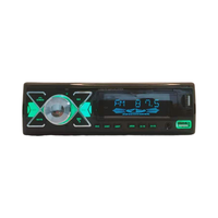 Reproductor de Música MP3 para Auto de Un Solo DIN, Pantalla LCD, DC 12V, USB, Tarjeta TF, Radio FM, Amplificador 7388, Control Remoto, Manos Libres