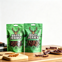 Sachet d'emballage pour Biltong imprimé sur mesure par flexographie, résistant à l'humidité, pour le marché sud-africain